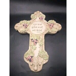 Large Cross As For Me and My House We Will Serve Christian Wall Art
